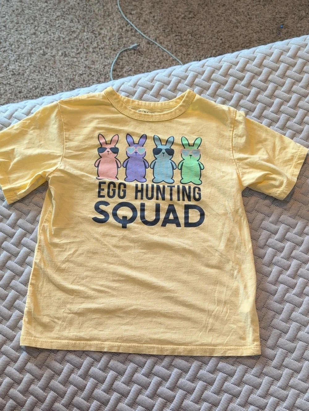 The Children's Place Yellow 'Egg Hunting Squad' Graphic Tee